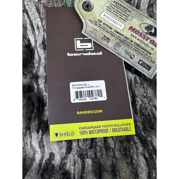 Banded Chesapeake Youth Pullover Hunting Jacket L 14/16 Camouflage Water-Resista - Picture 4 of 10